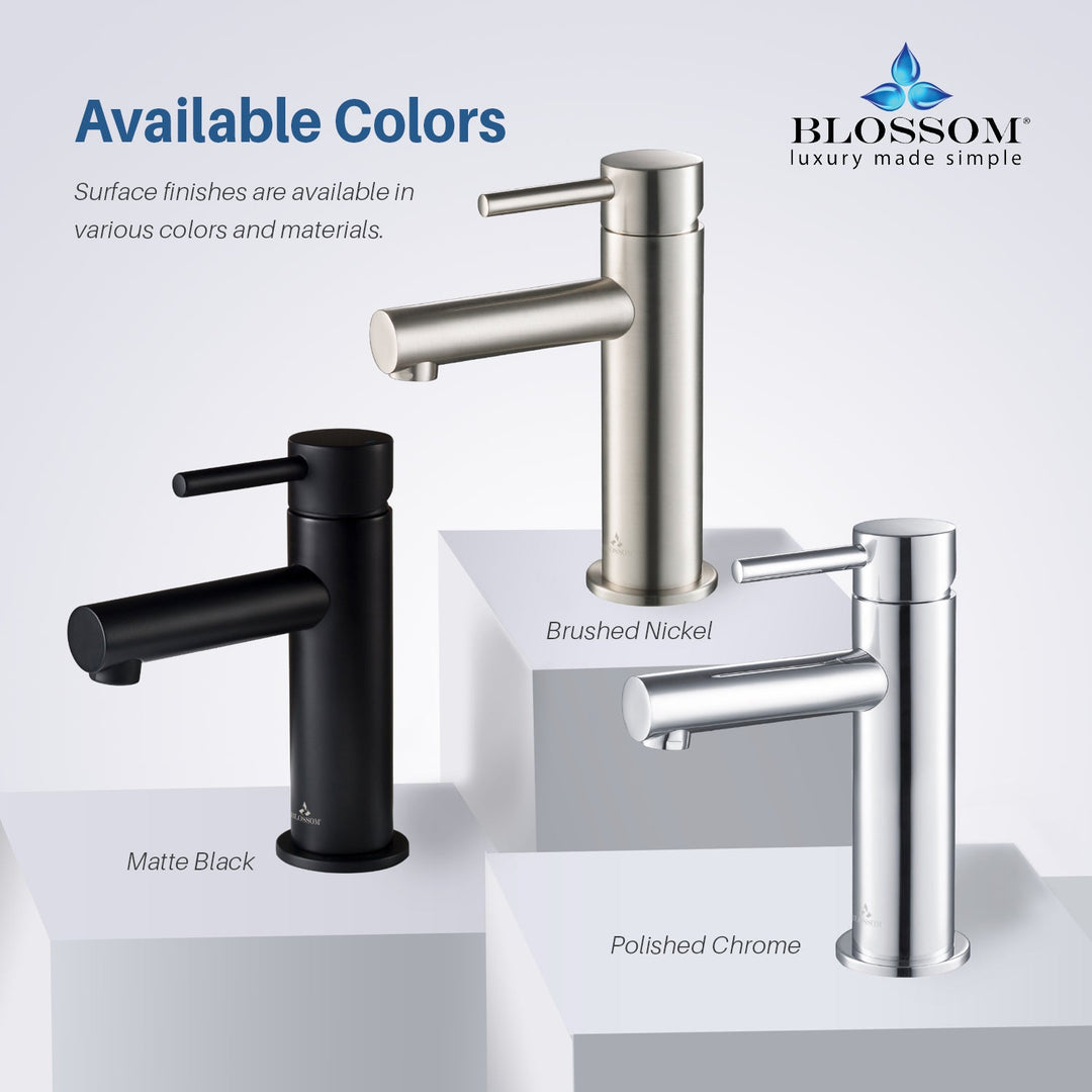Single-Handle Single-Hole Bathroom Faucet in 116