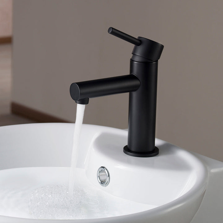Single-Handle Single-Hole Bathroom Faucet in 116