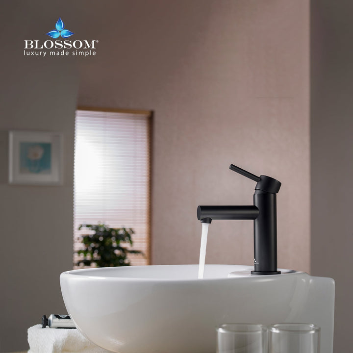 Single-Handle Single-Hole Bathroom Faucet in 116