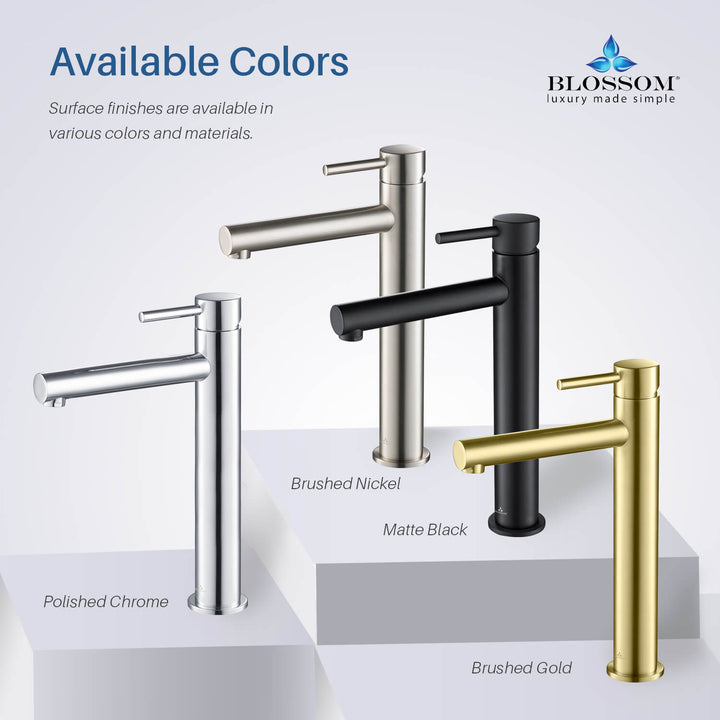 Single-Handle Single-Hole Bathroom Faucet in 117