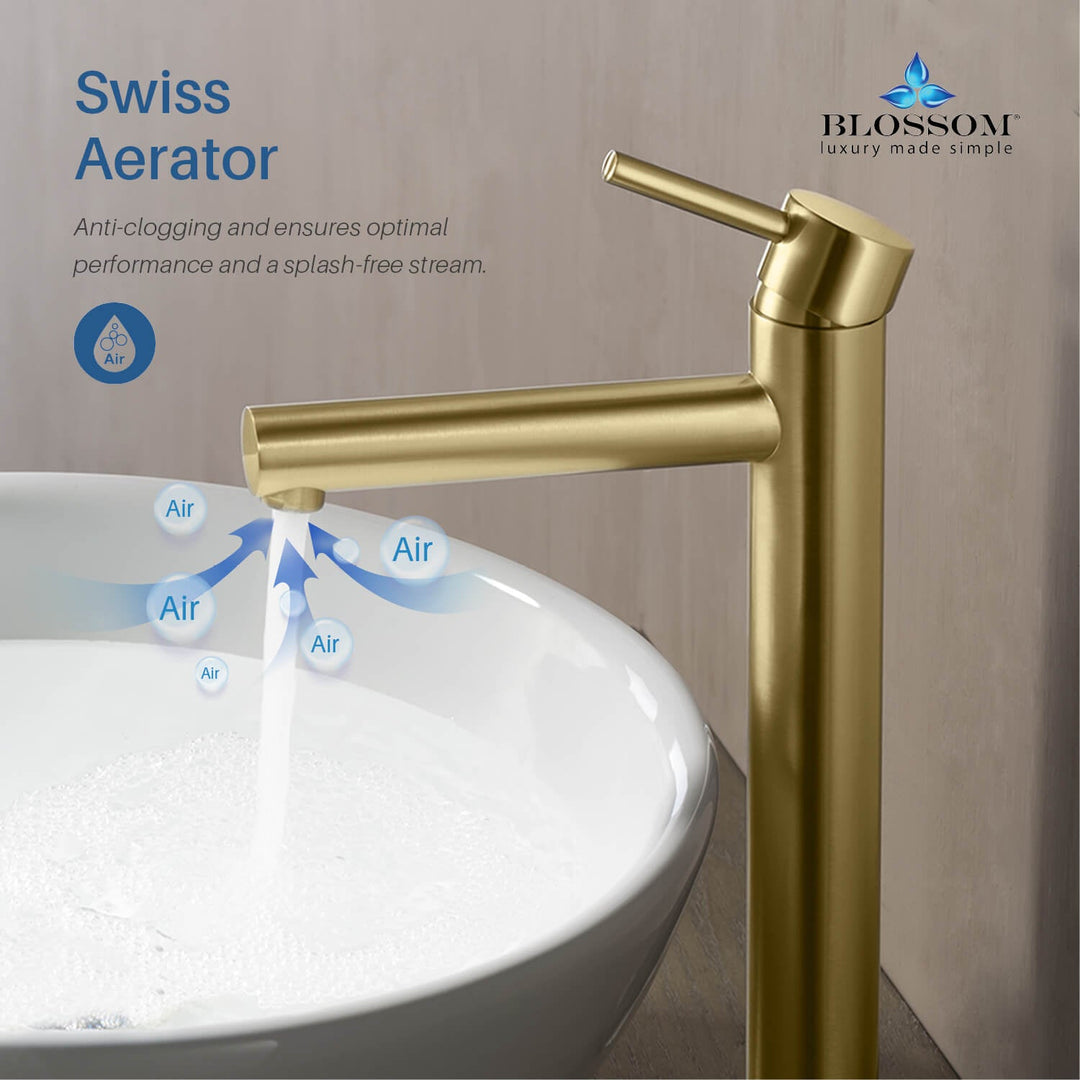 Single-Handle Single-Hole Bathroom Faucet in 117