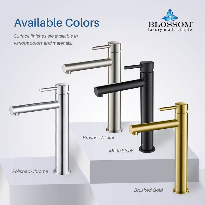 Single-Handle Single-Hole Bathroom Faucet in 117