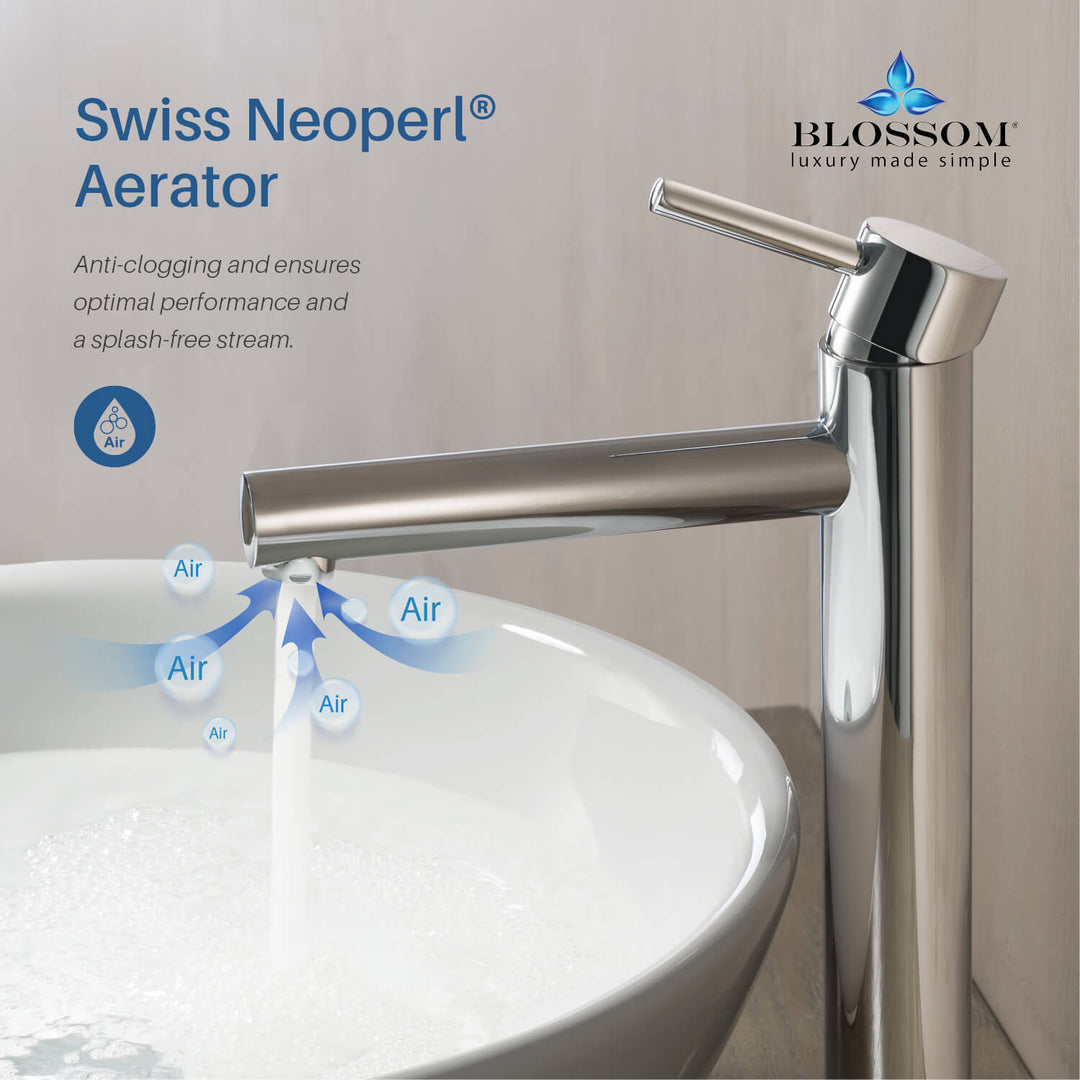 Single-Handle Single-Hole Bathroom Faucet in 117