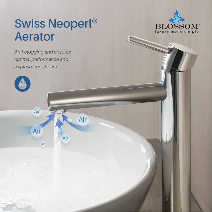 Single-Handle Single-Hole Bathroom Faucet in 117