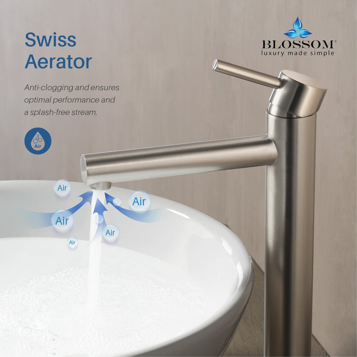 Single-Handle Single-Hole Bathroom Faucet in 117