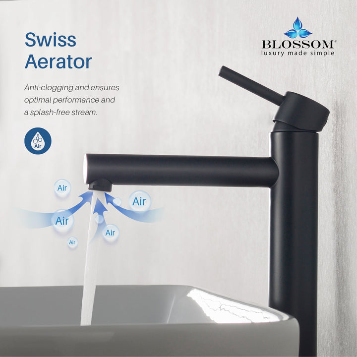 Single-Handle Single-Hole Bathroom Faucet in 117