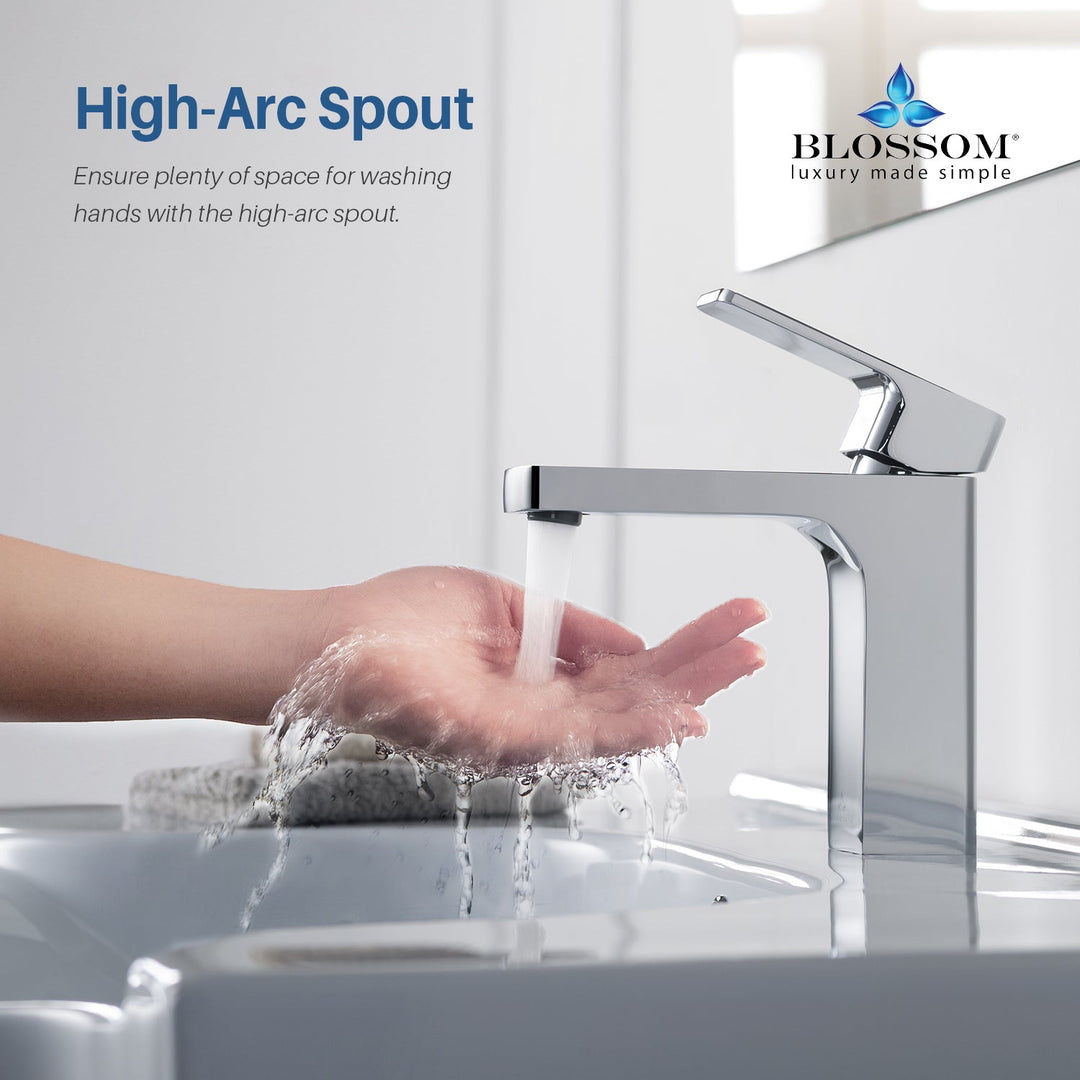 Single-Handle Single-Hole Bathroom Faucet in 118