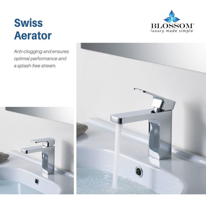 Single-Handle Single-Hole Bathroom Faucet in 118