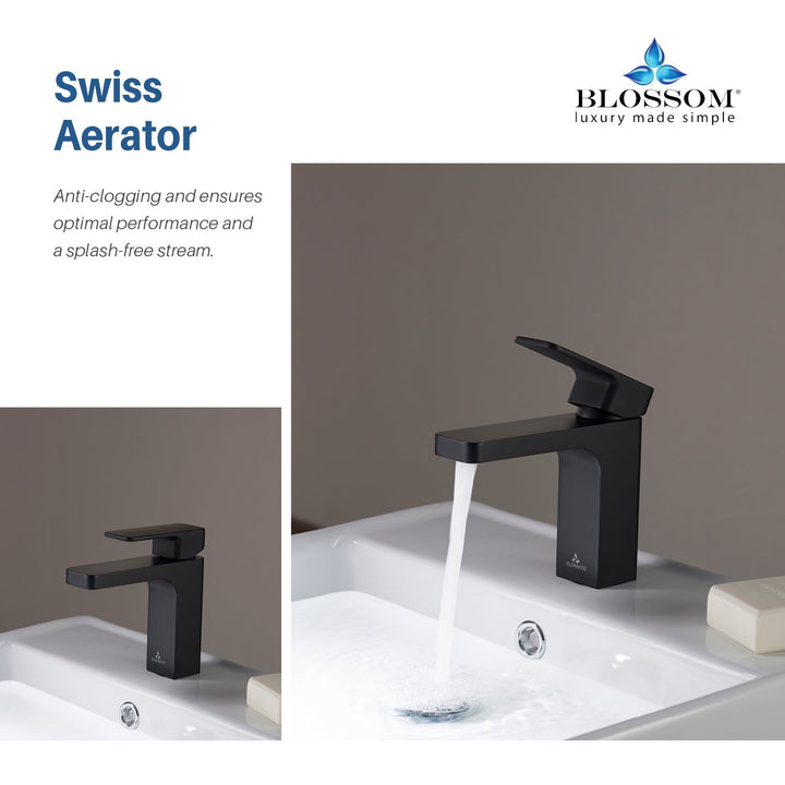 Single-Handle Single-Hole Bathroom Faucet in 118