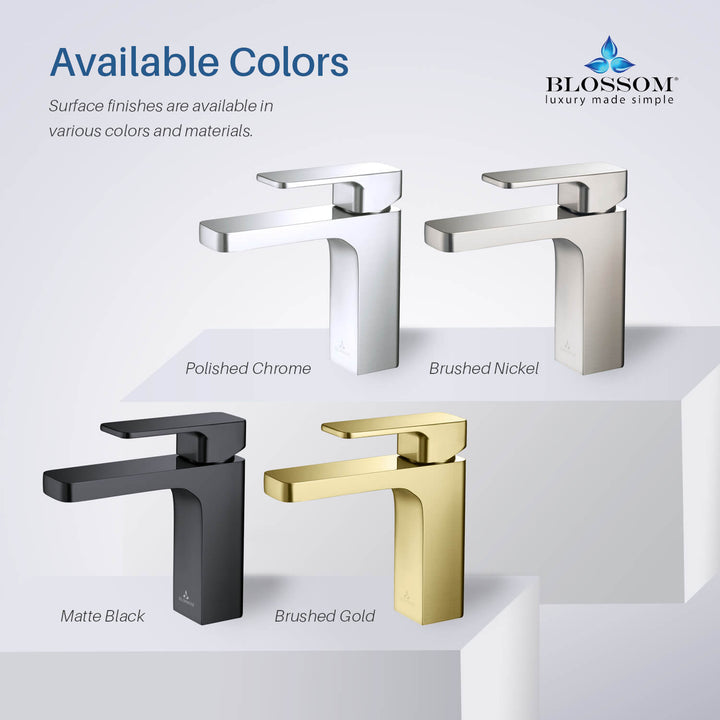 Single-Handle Single-Hole Bathroom Faucet in 118