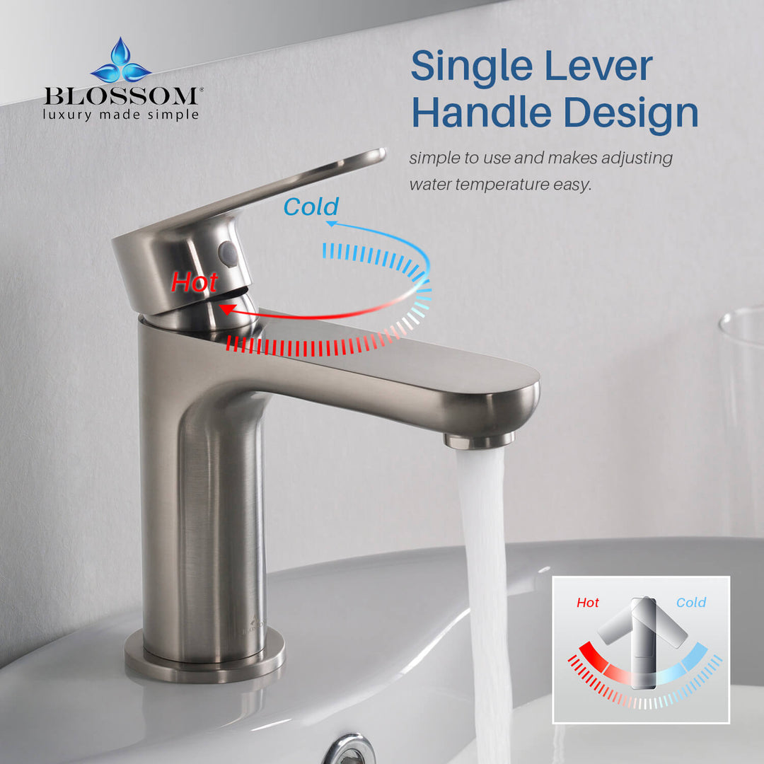 Single-Handle Single-Hole Bathroom Faucet in 119