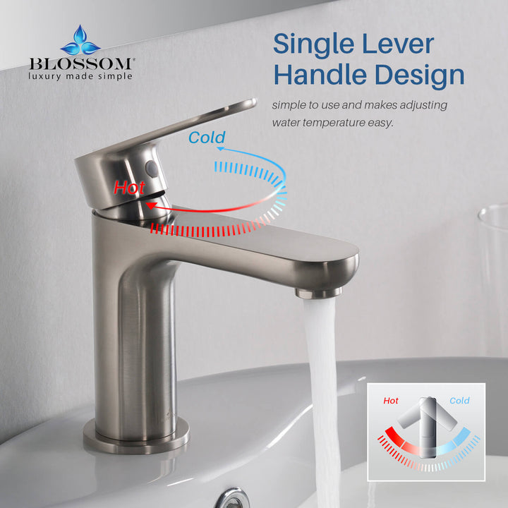 Single-Handle Single-Hole Bathroom Faucet in 119