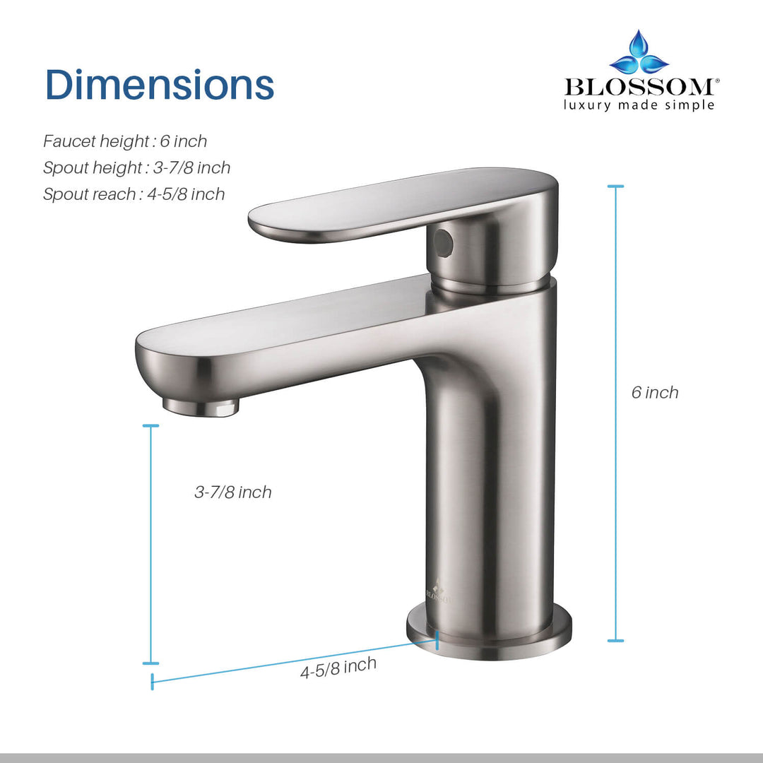 Single-Handle Single-Hole Bathroom Faucet in 119