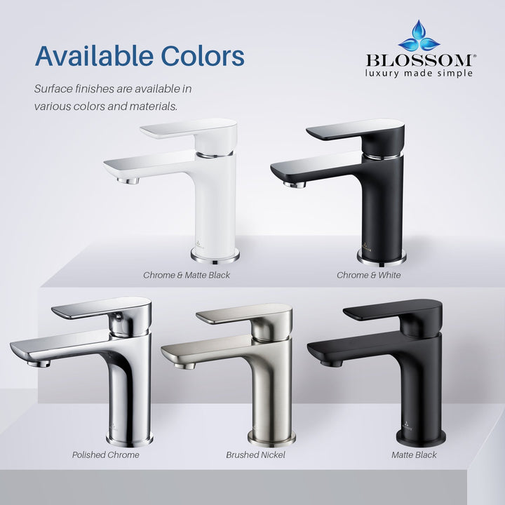 Single-Handle Single-Hole Bathroom Faucet in 120