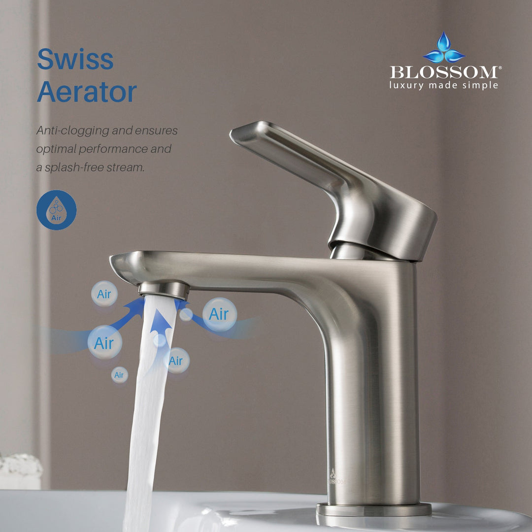 Single-Handle Single-Hole Bathroom Faucet in 120