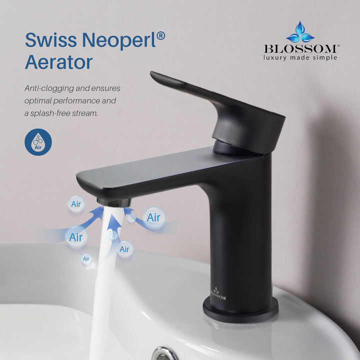 Single-Handle Single-Hole Bathroom Faucet in 120