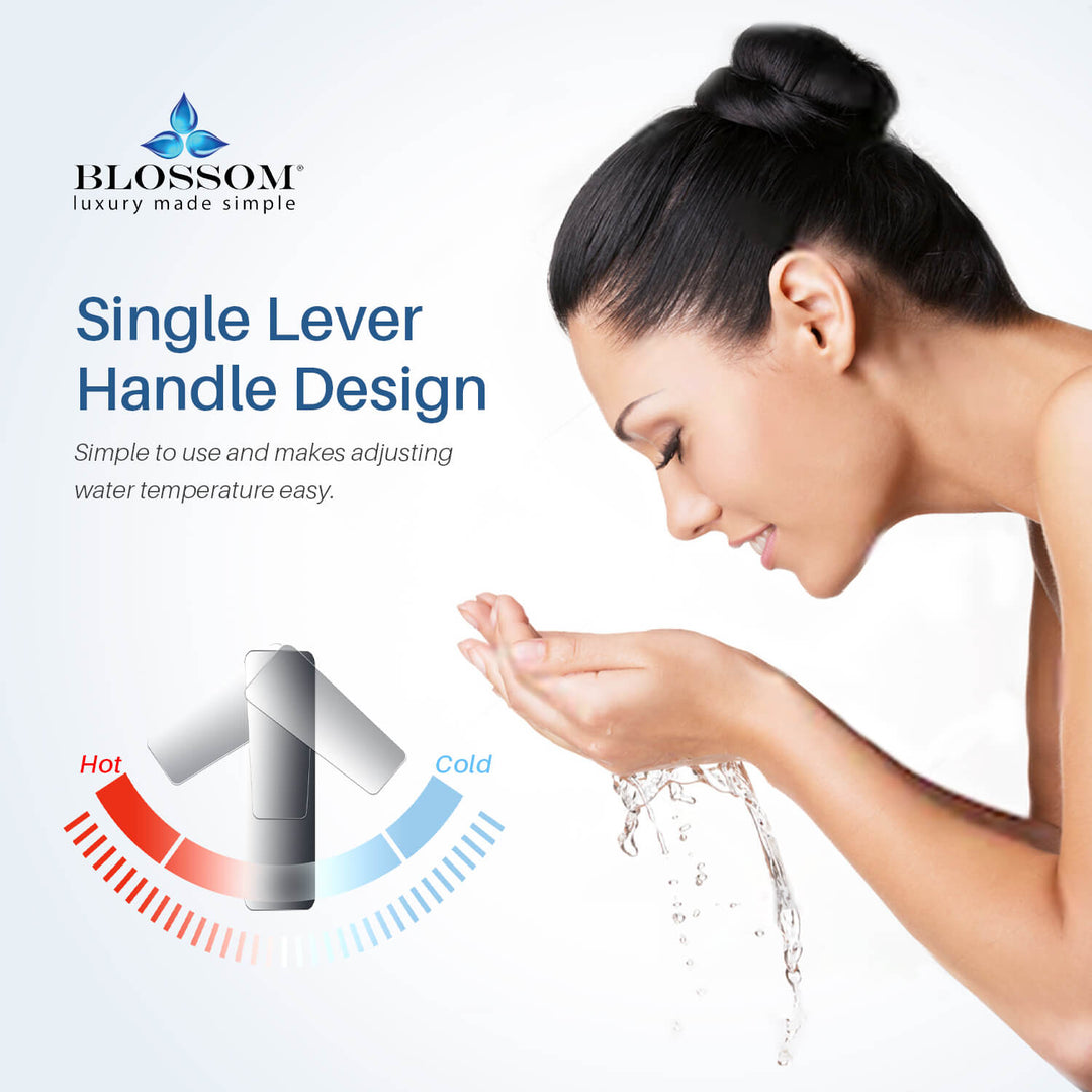 Single-Handle Single-Hole Bathroom Faucet in 120