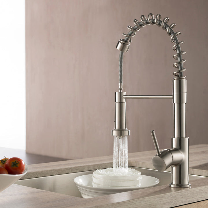 Single-Handle Pull-Out Kitchen Faucet in 205