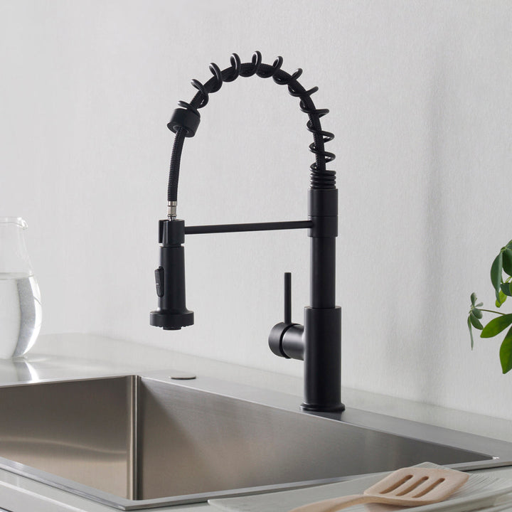 Single-Handle Pull-Out Kitchen Faucet in 205