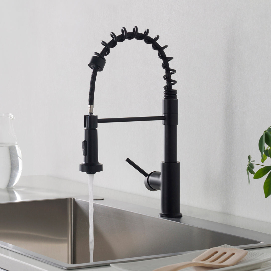Single-Handle Pull-Out Kitchen Faucet in 205