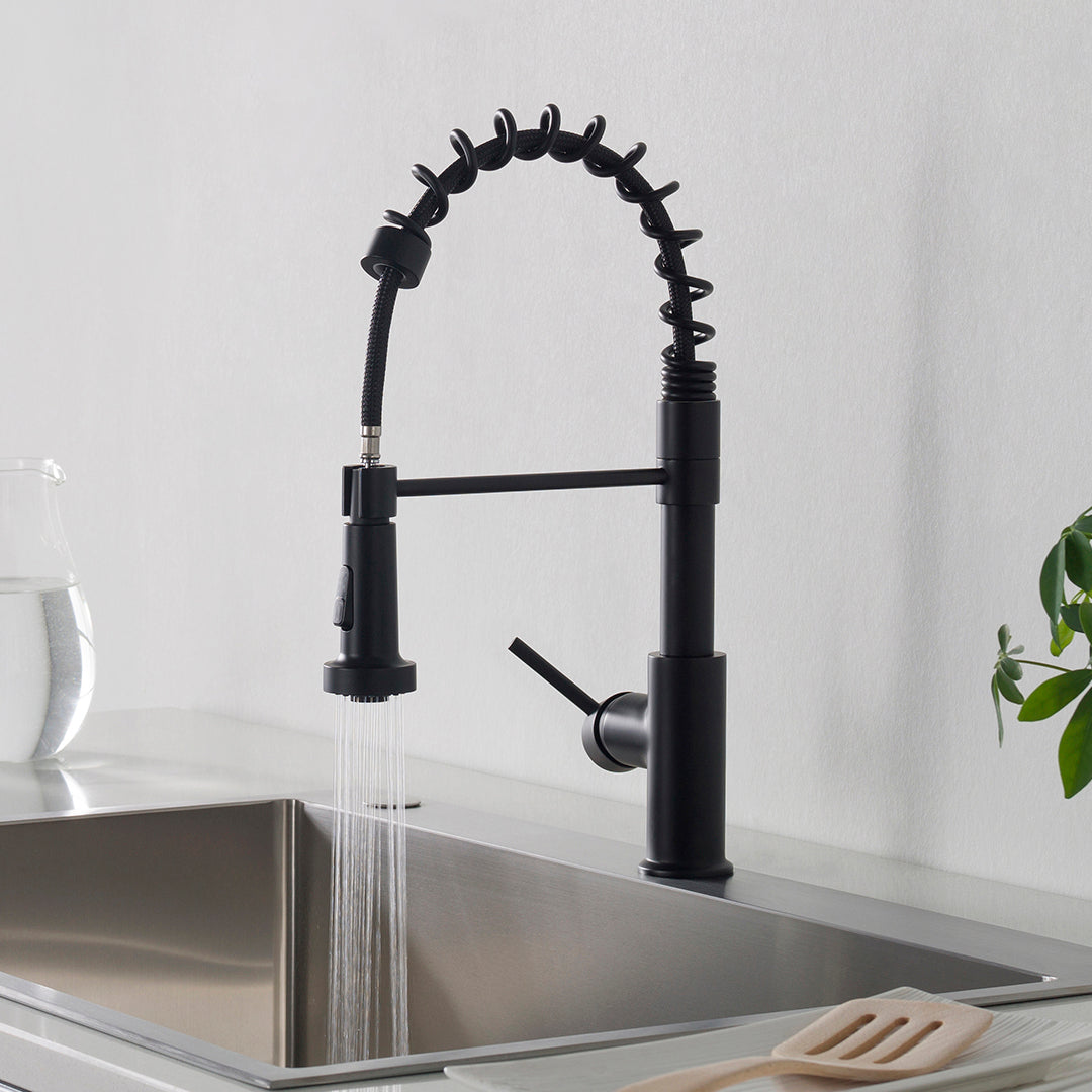 Single-Handle Pull-Out Kitchen Faucet in 205