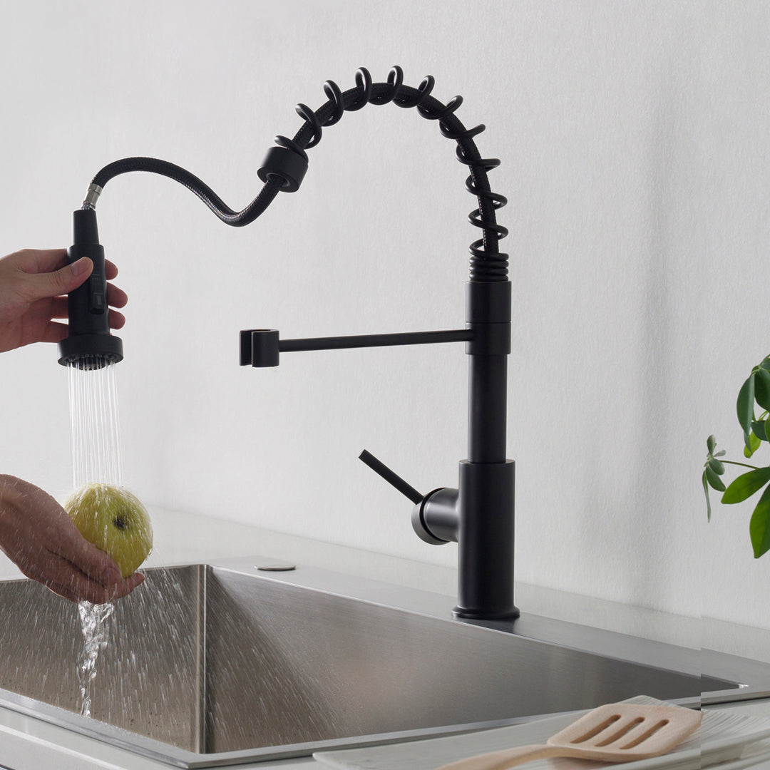 Single-Handle Pull-Out Kitchen Faucet in 205
