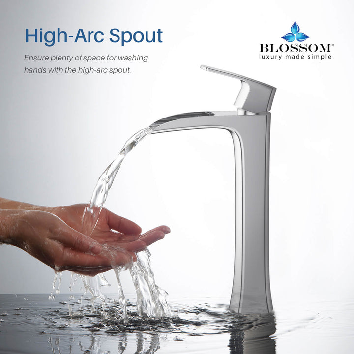 Single-Handle Single-Hole Bathroom Faucet in 305