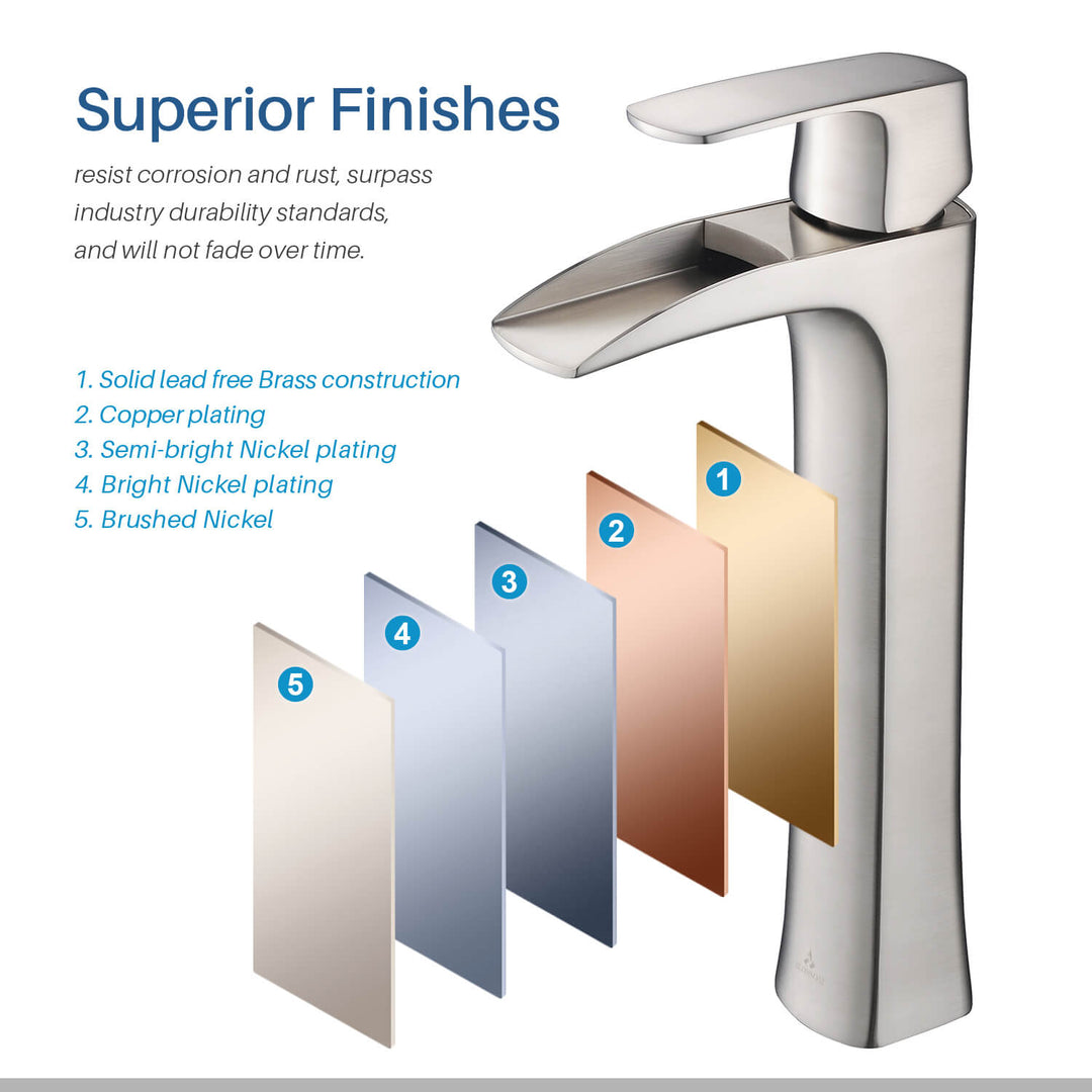Single-Handle Single-Hole Bathroom Faucet in 305