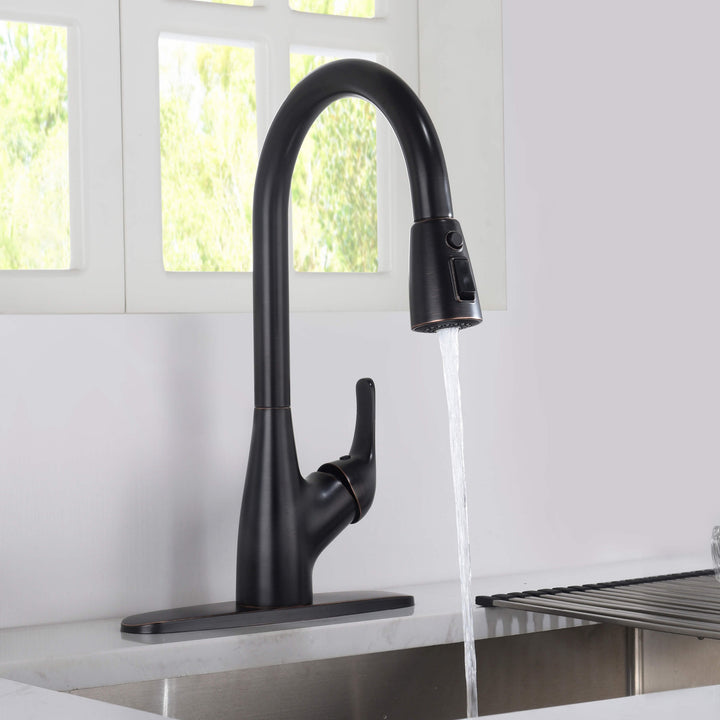 Value Collection Single-Handle Pull-Down Kitchen Faucet in F101ORB