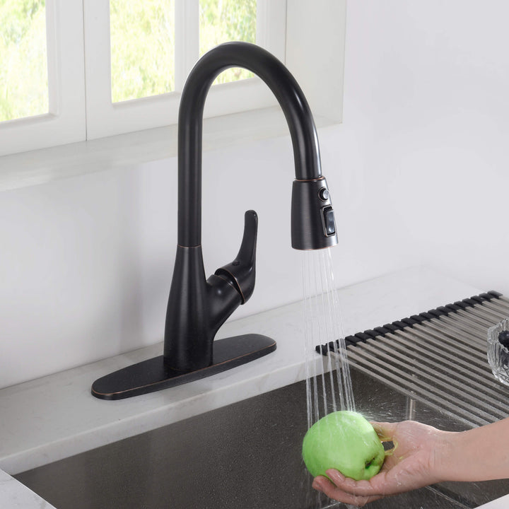 Value Collection Single-Handle Pull-Down Kitchen Faucet in F101ORB
