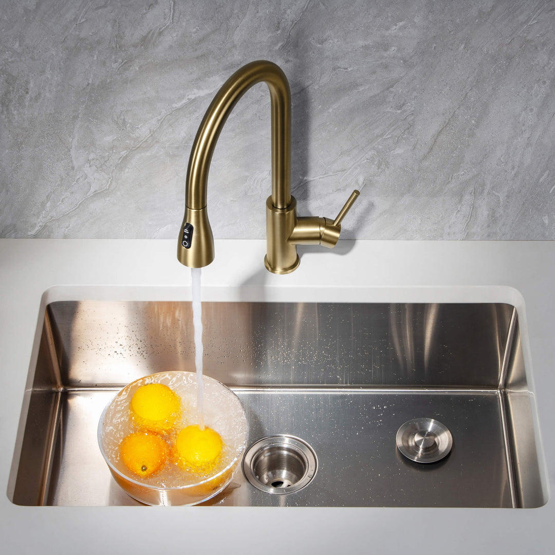 Value Collection Single-Handle Pull-Down Kitchen Faucet in F102