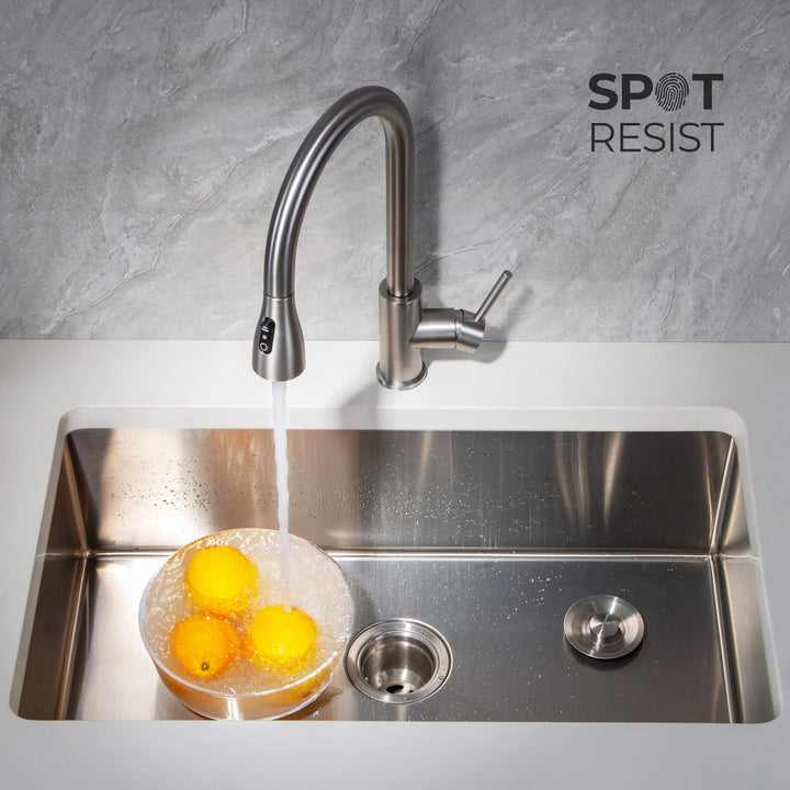 Value Collection Single-Handle Pull-Down Kitchen Faucet in F102