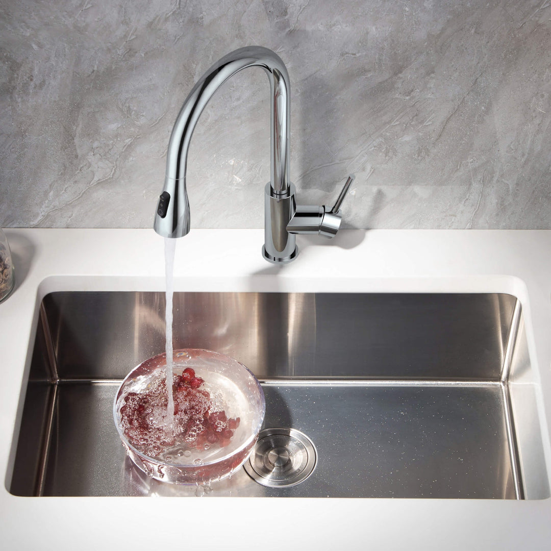 Value Collection Single-Handle Pull-Down Kitchen Faucet in F102