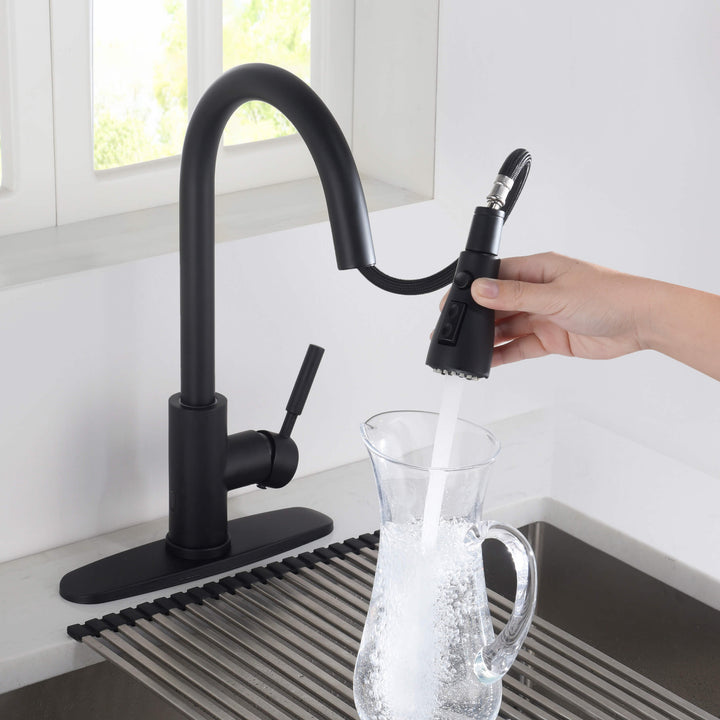 Value Collection Single-Handle Pull-Down Kitchen Faucet with Touch Sensor