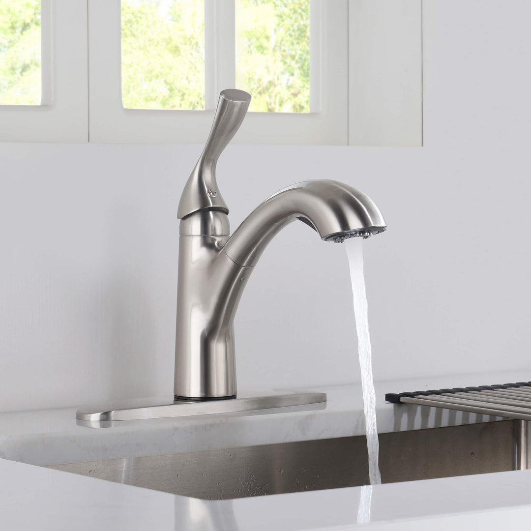 Value Collection Single-Handle Pull-Out Kitchen Faucet