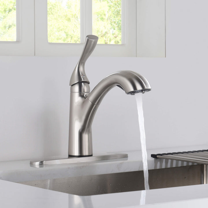 Value Collection Single-Handle Pull-Out Kitchen Faucet