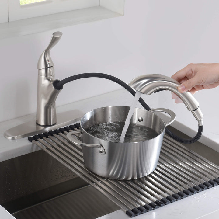 Value Collection Single-Handle Pull-Out Kitchen Faucet