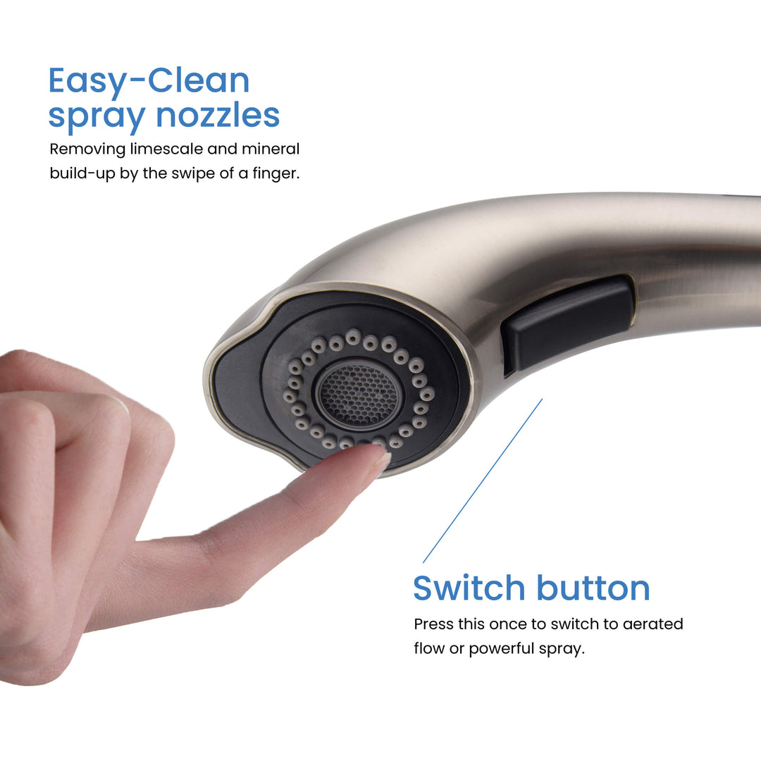 Value Collection Single-Handle Pull-Out Kitchen Faucet