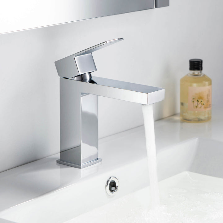 Value Collection Single-Handle Single-Hole Bathroom Faucet with Pop-Up Drain in F202