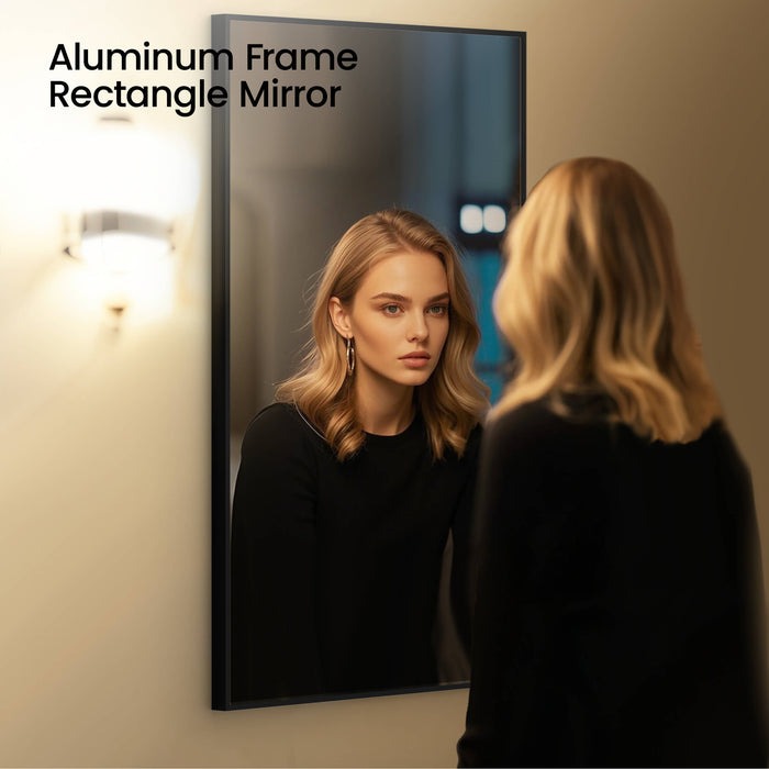 Metal Framed Bathroom Mirror