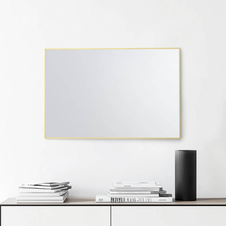 Metal Framed Bathroom Mirror