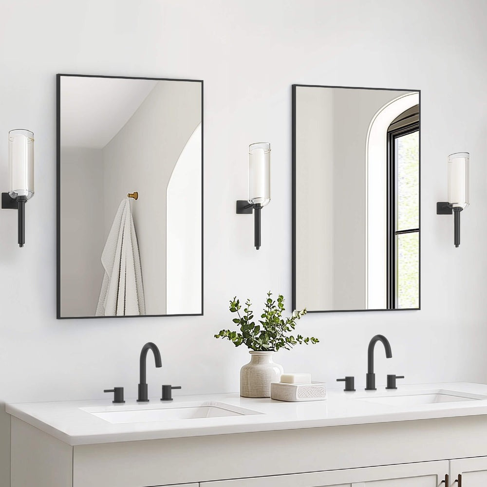 Metal Framed Bathroom Mirror