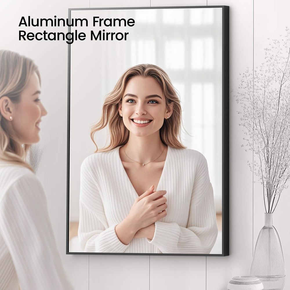 Metal Framed Bathroom Mirror