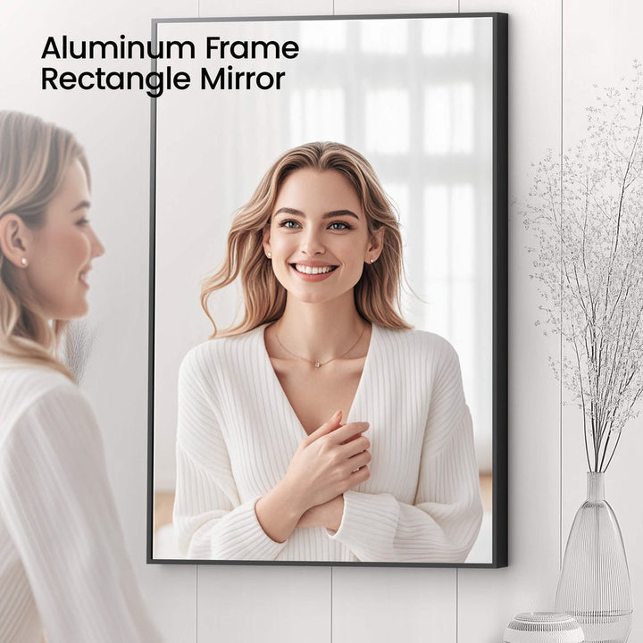 Metal Framed Bathroom Mirror