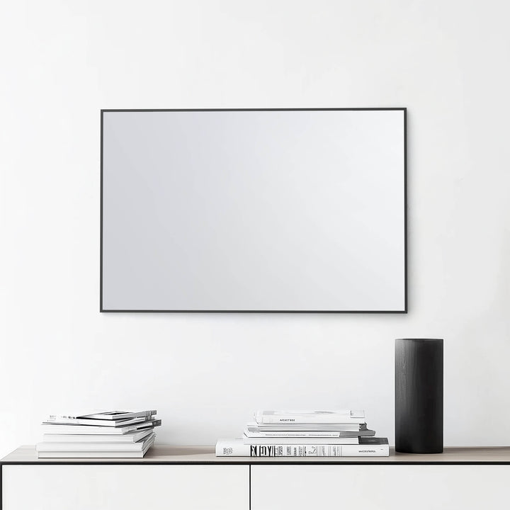 24" x 36" Metal Frame Wall-Mount Bathroom Mirror, Shatterproof in FM1