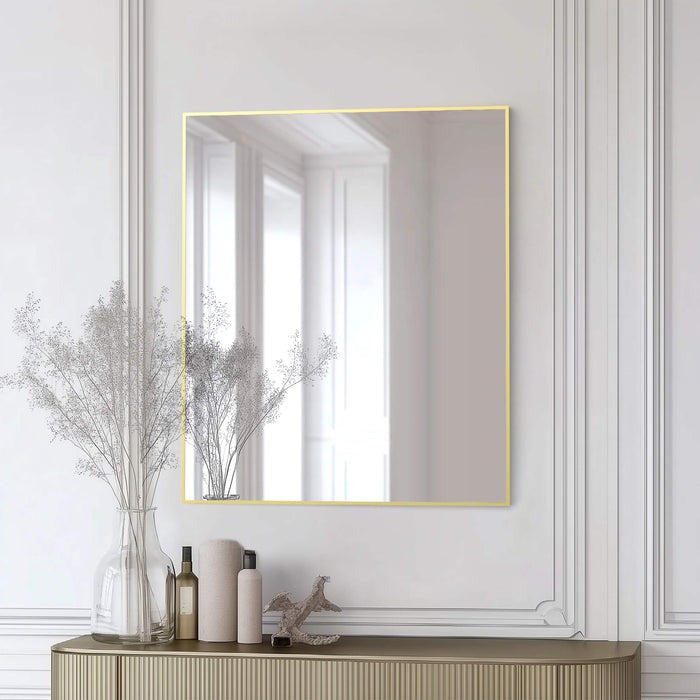 Metal Framed Bathroom Mirror