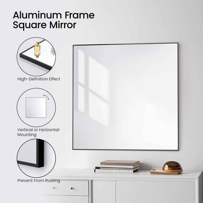 Metal Framed Bathroom Mirror