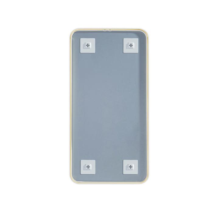 18" x 36" Metal Frame Wall-Mount Bathroom Mirror, Shatterproof in FM2