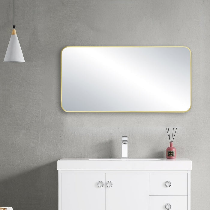 Metal Framed Bathroom Mirror in FM2