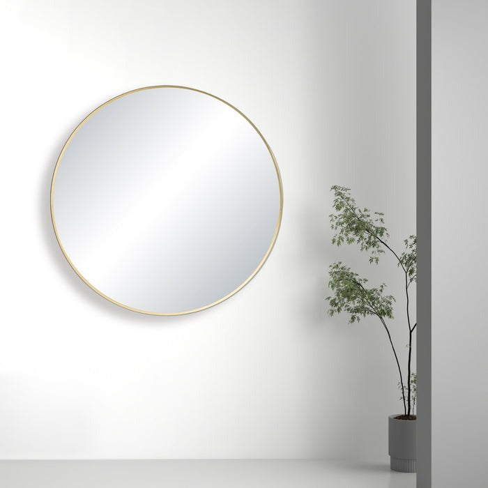 Metal Framed Bathroom Mirror